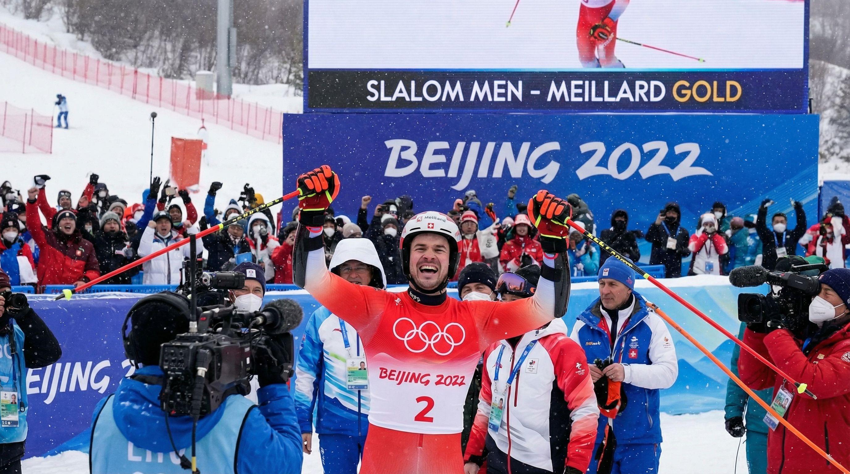 Loïc Meillard Wins Historic Olympic Slalom Gold for Switzerland
