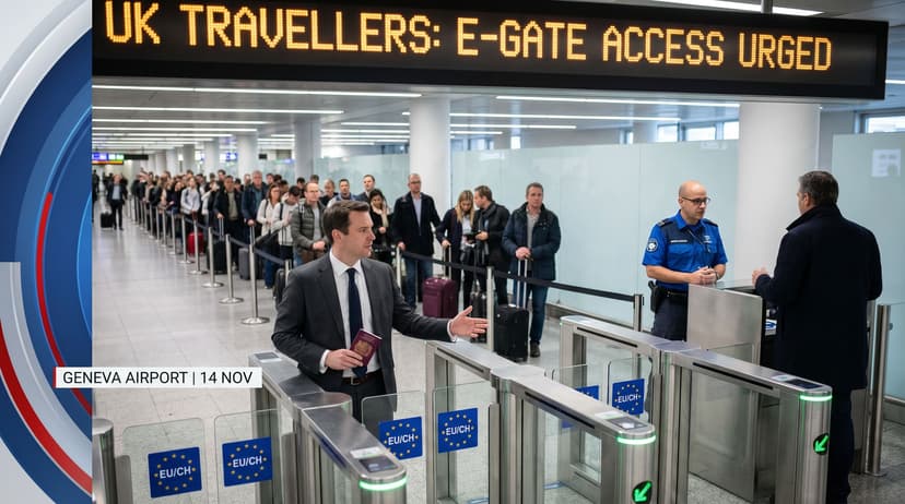 City of London Pushes Switzerland for E-Gate Access for UK Travellers