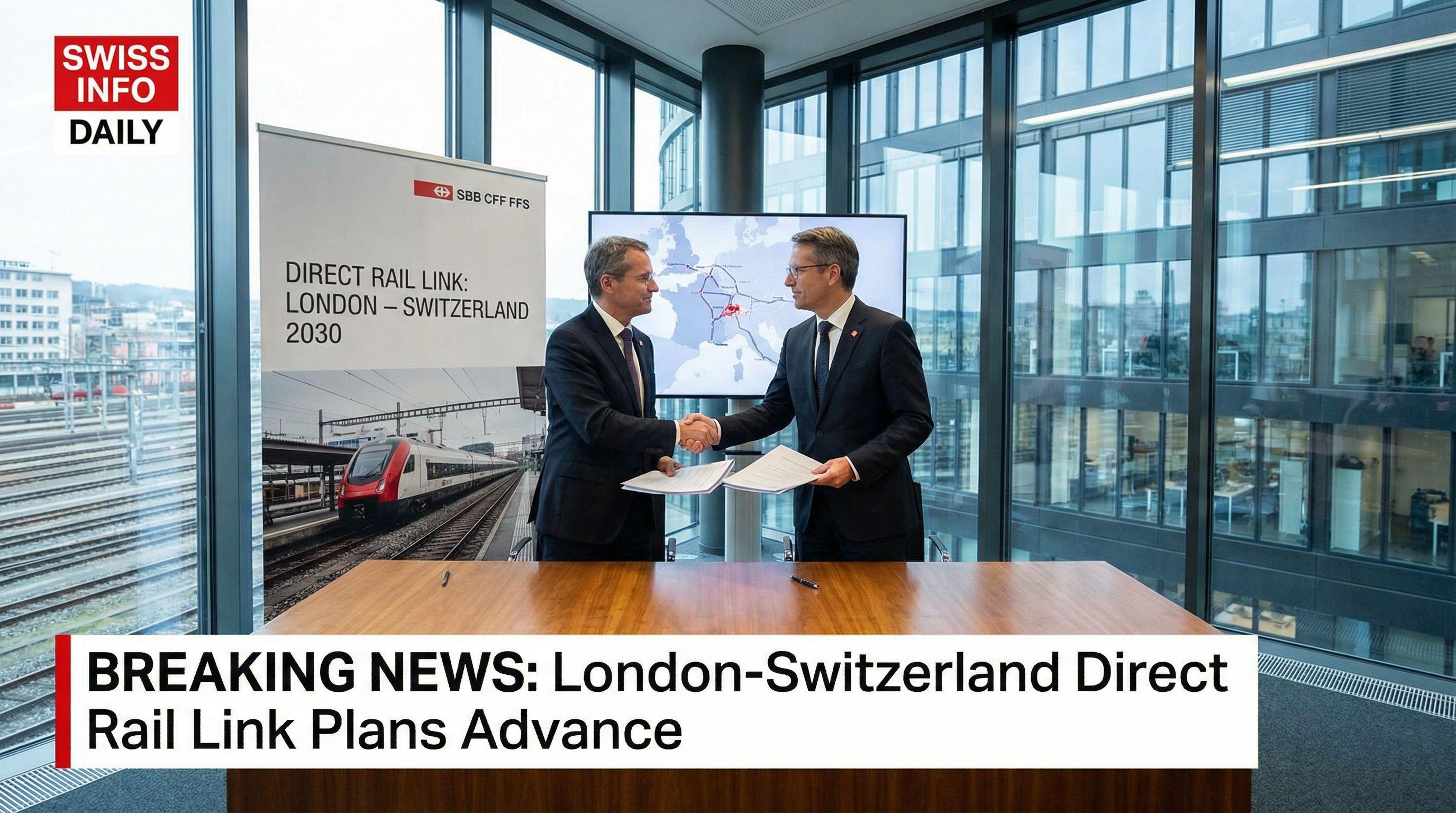 London-Switzerland Direct Rail Link Plans Advance