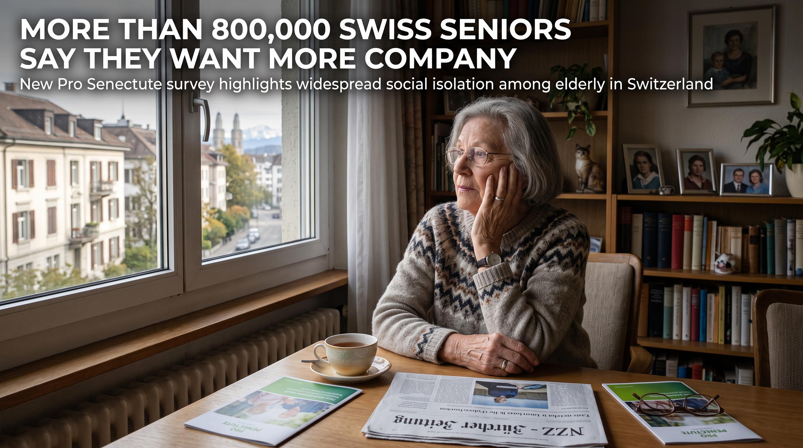 More Than 800,000 Swiss Seniors Say They Want More Company