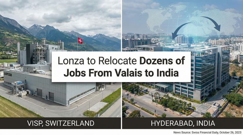 Lonza to Relocate Dozens of Jobs From Valais to India