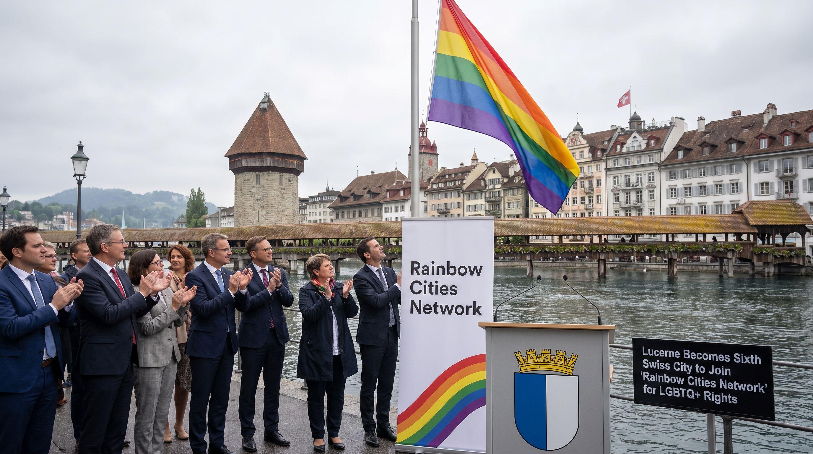 Lucerne Becomes Sixth Swiss City to Join 'Rainbow Cities Network' for LGBTQ+ Rights