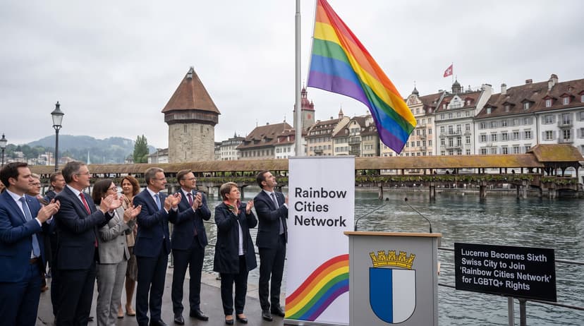 Lucerne Becomes Sixth Swiss City to Join 'Rainbow Cities Network' for LGBTQ+ Rights