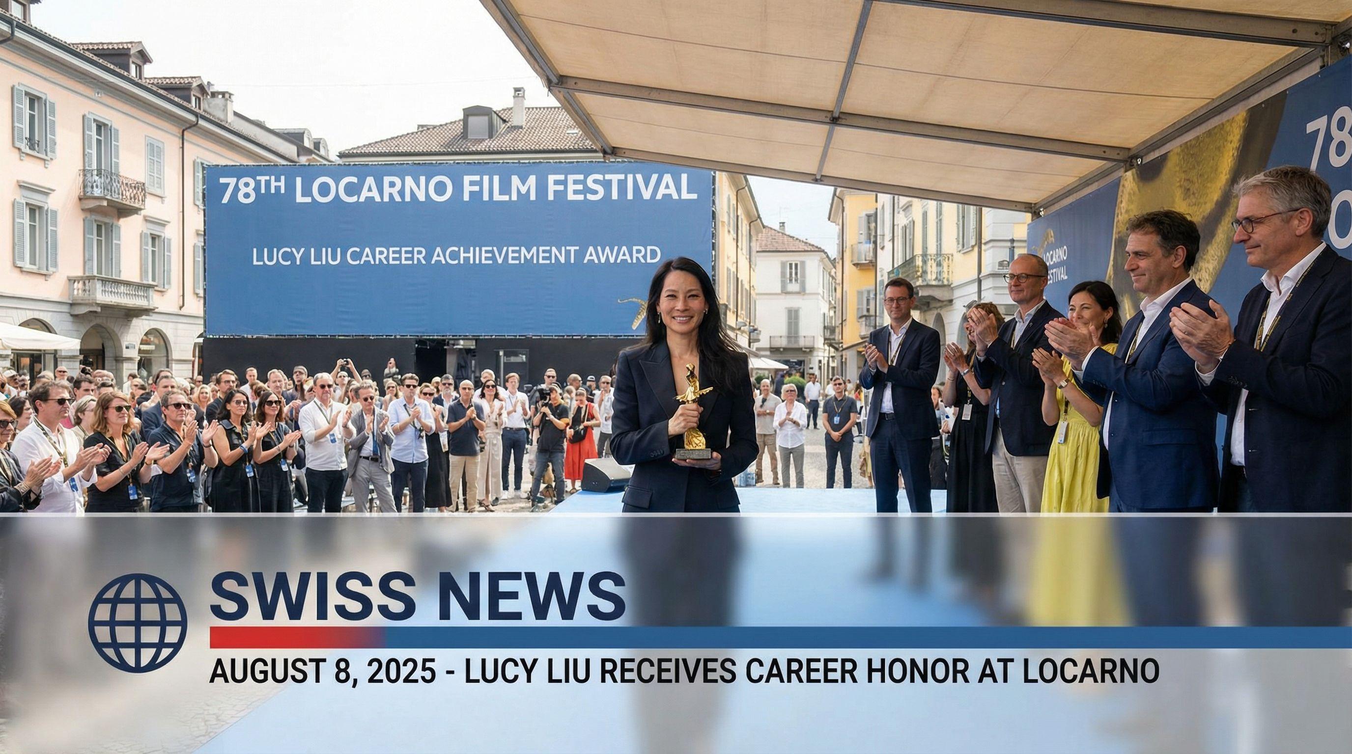 Lucy Liu Receives Career Honor at Locarno Film Festival