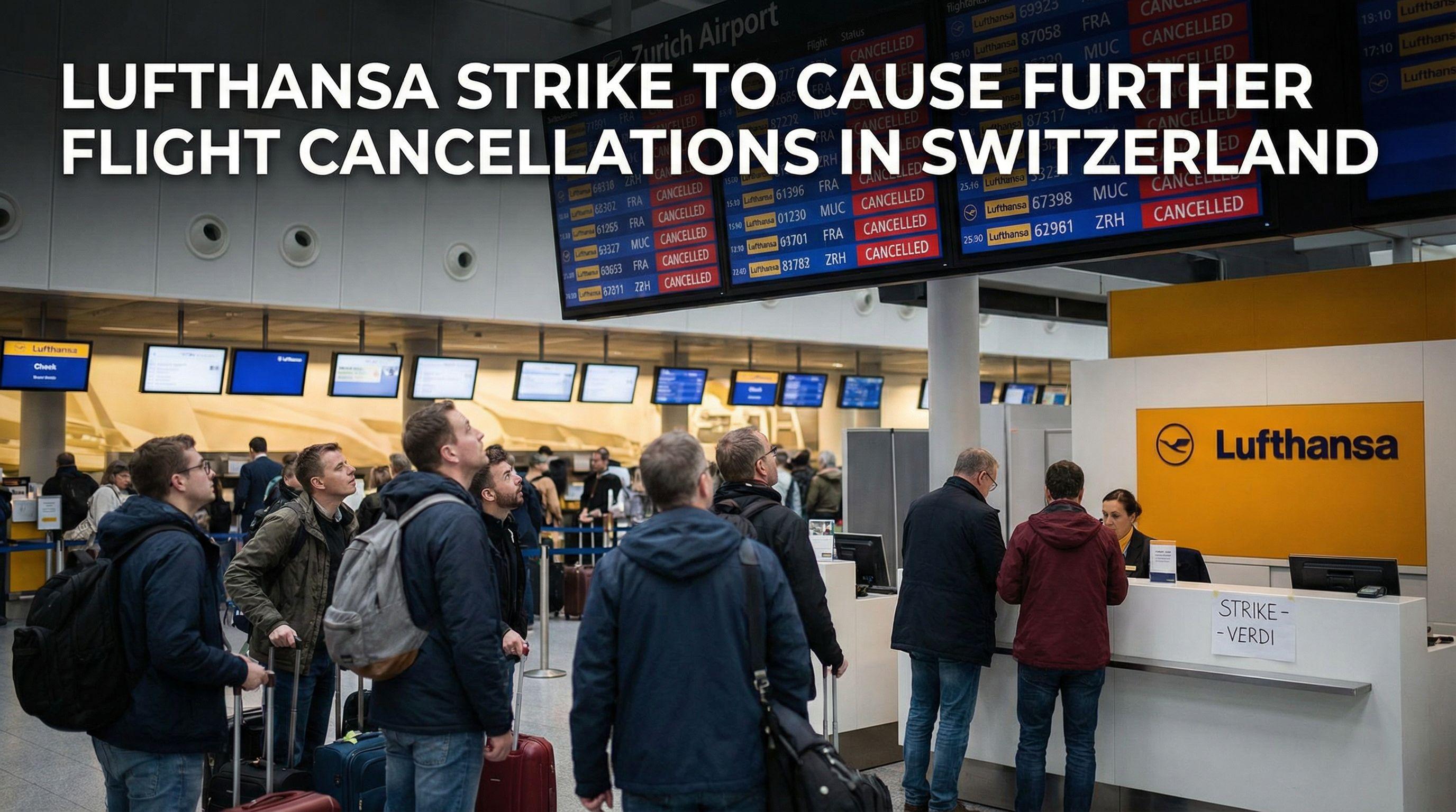 Lufthansa Strike to Cause Further Flight Cancellations in Switzerland