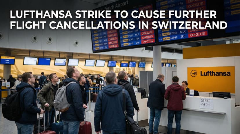 Lufthansa Strike to Cause Further Flight Cancellations in Switzerland