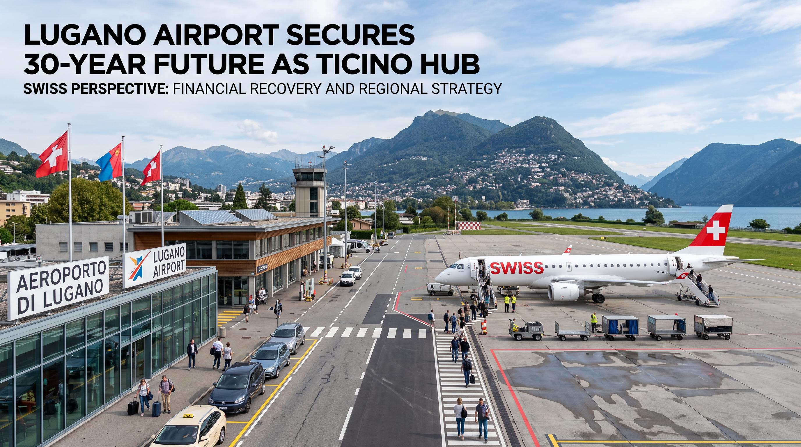 Lugano airport secures 30-year future as Ticino hub