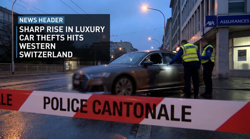 Sharp Rise in Luxury Car Thefts Hits Western Switzerland