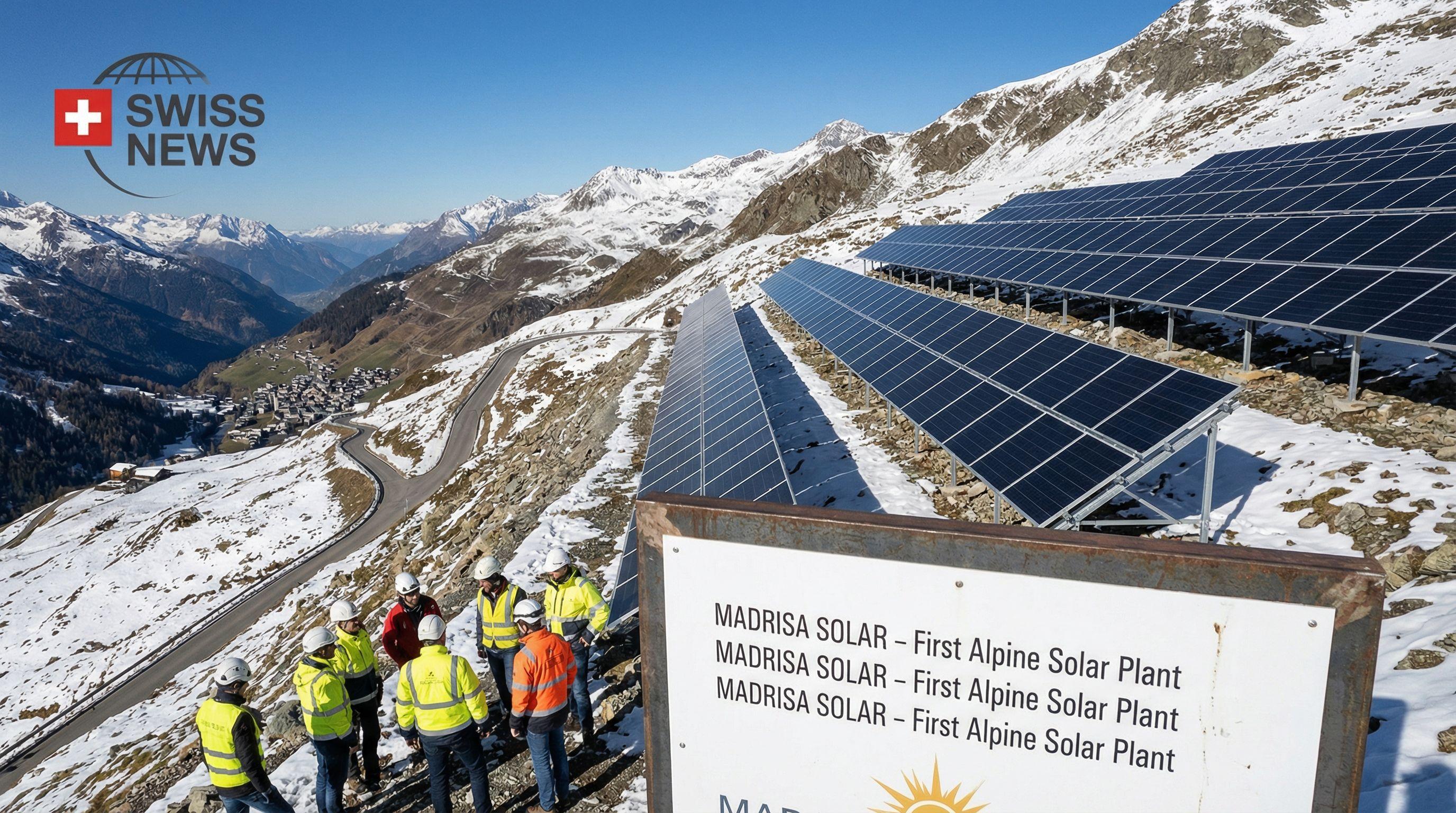 Madrisa Makes History as First Alpine Solar Plant