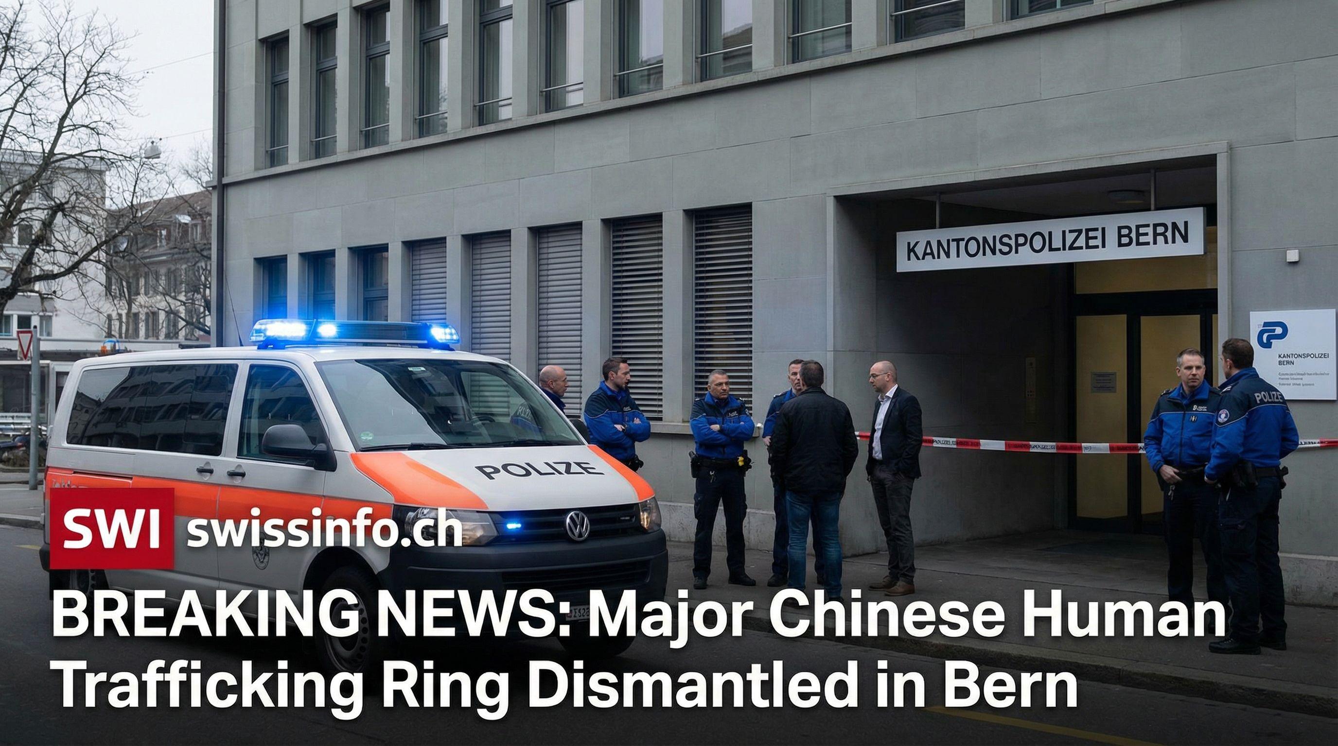Major Chinese Human Trafficking Ring Dismantled in Bern