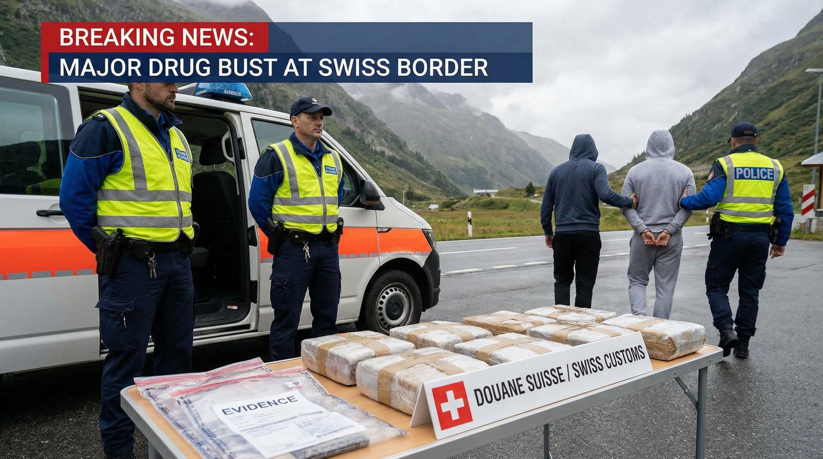 Major Drug Bust at Swiss Border: 30kg Cocaine Seized