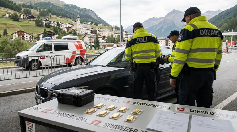 Major Gold Smuggling Ring Uncovered Between Italy and Switzerland