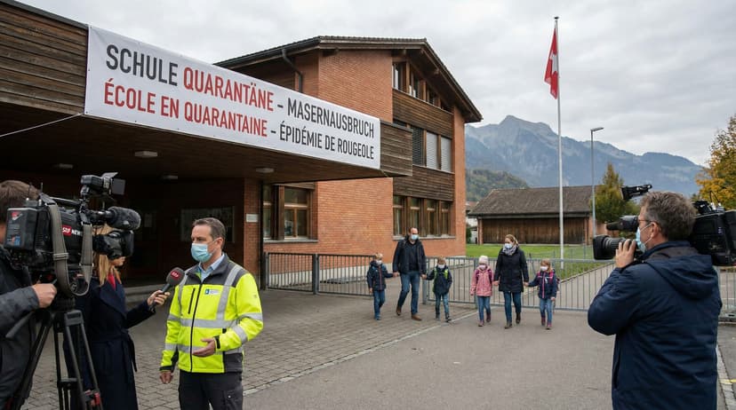 Measles Outbreak Triggers School Quarantines in Central Switzerland