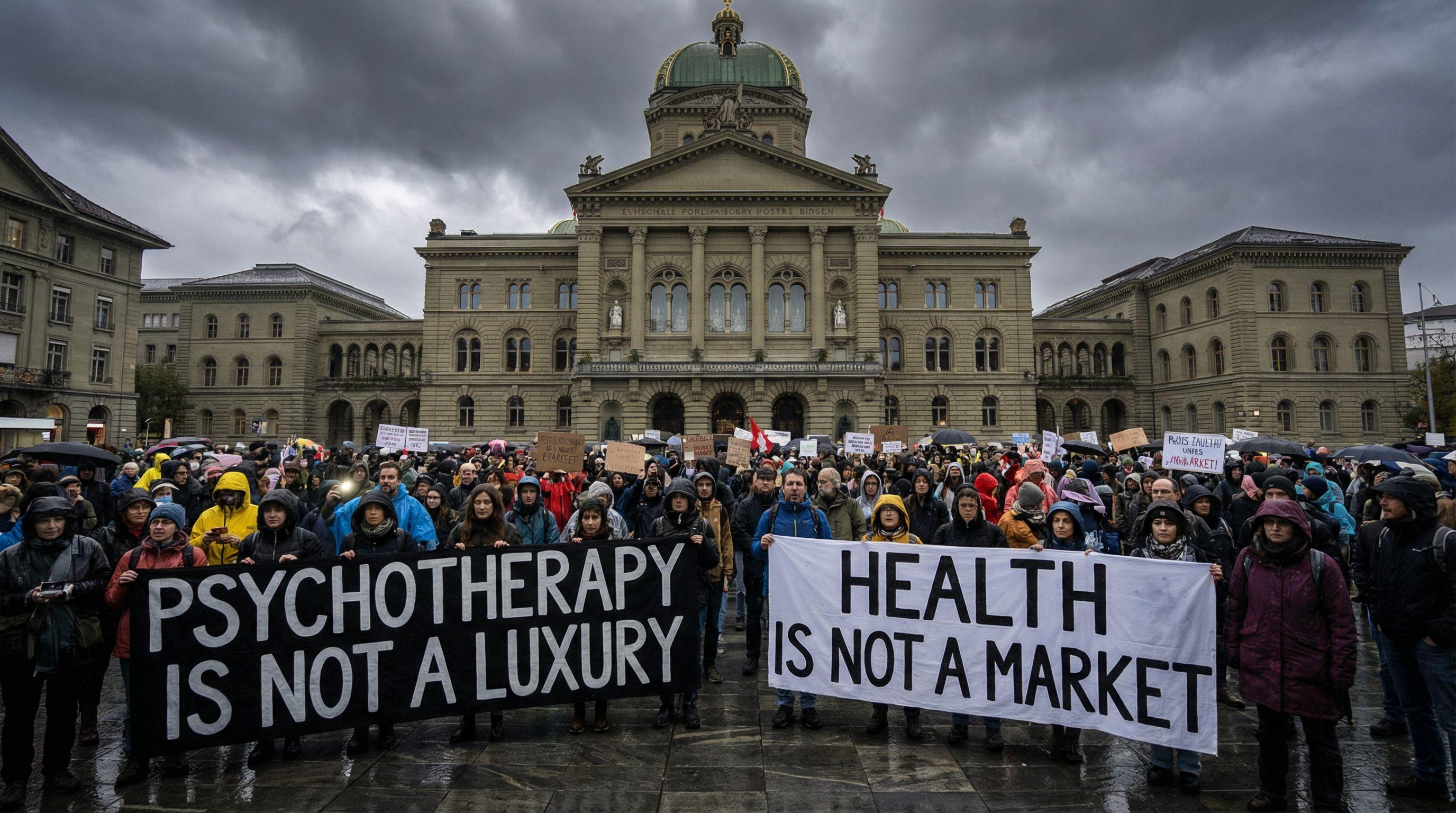 Mental Health Crisis: Thousands Rally in Bern for Better Healthcare Access
