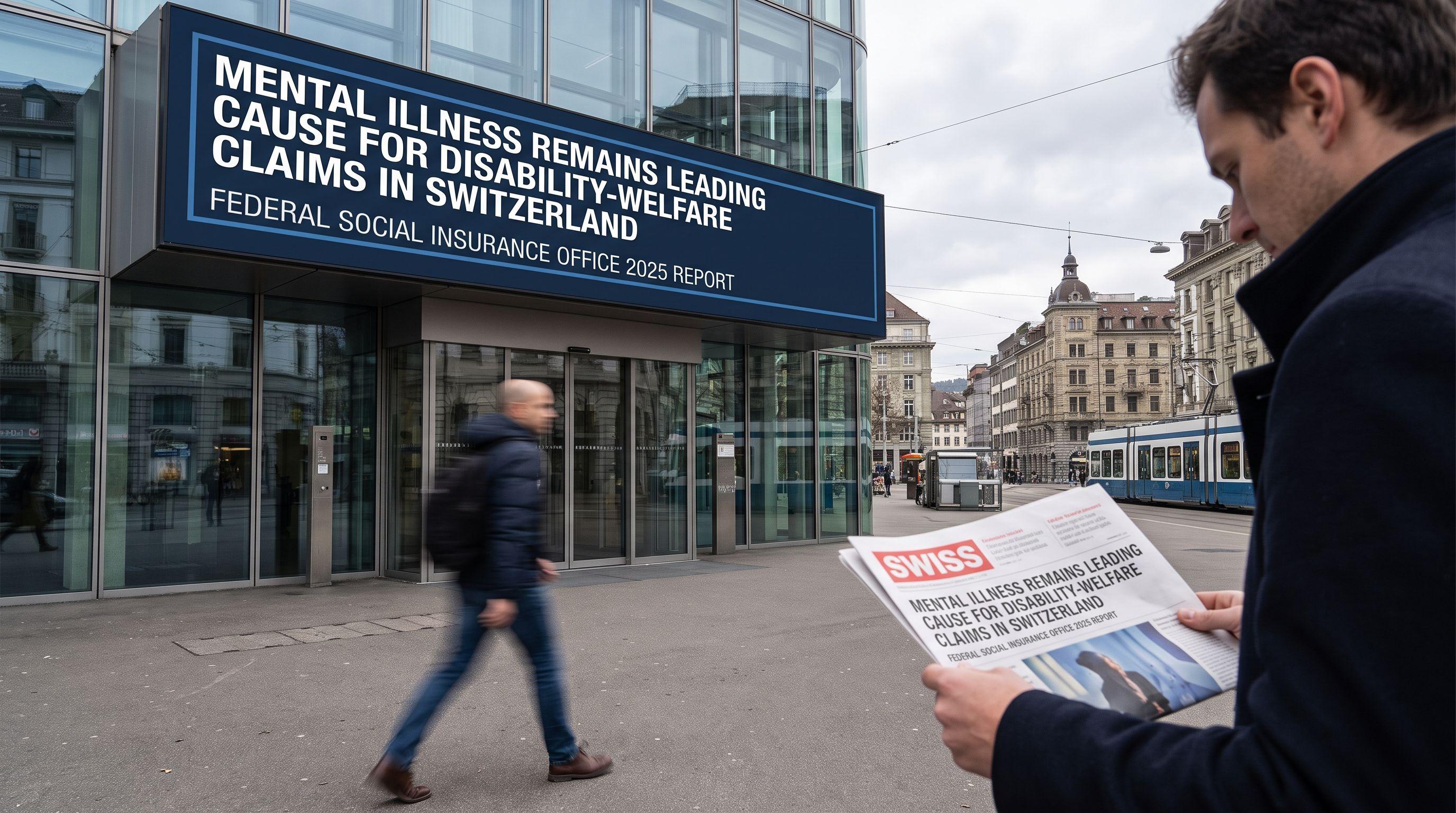 Mental Illness Remains Leading Cause for Disability-Welfare Claims in Switzerland