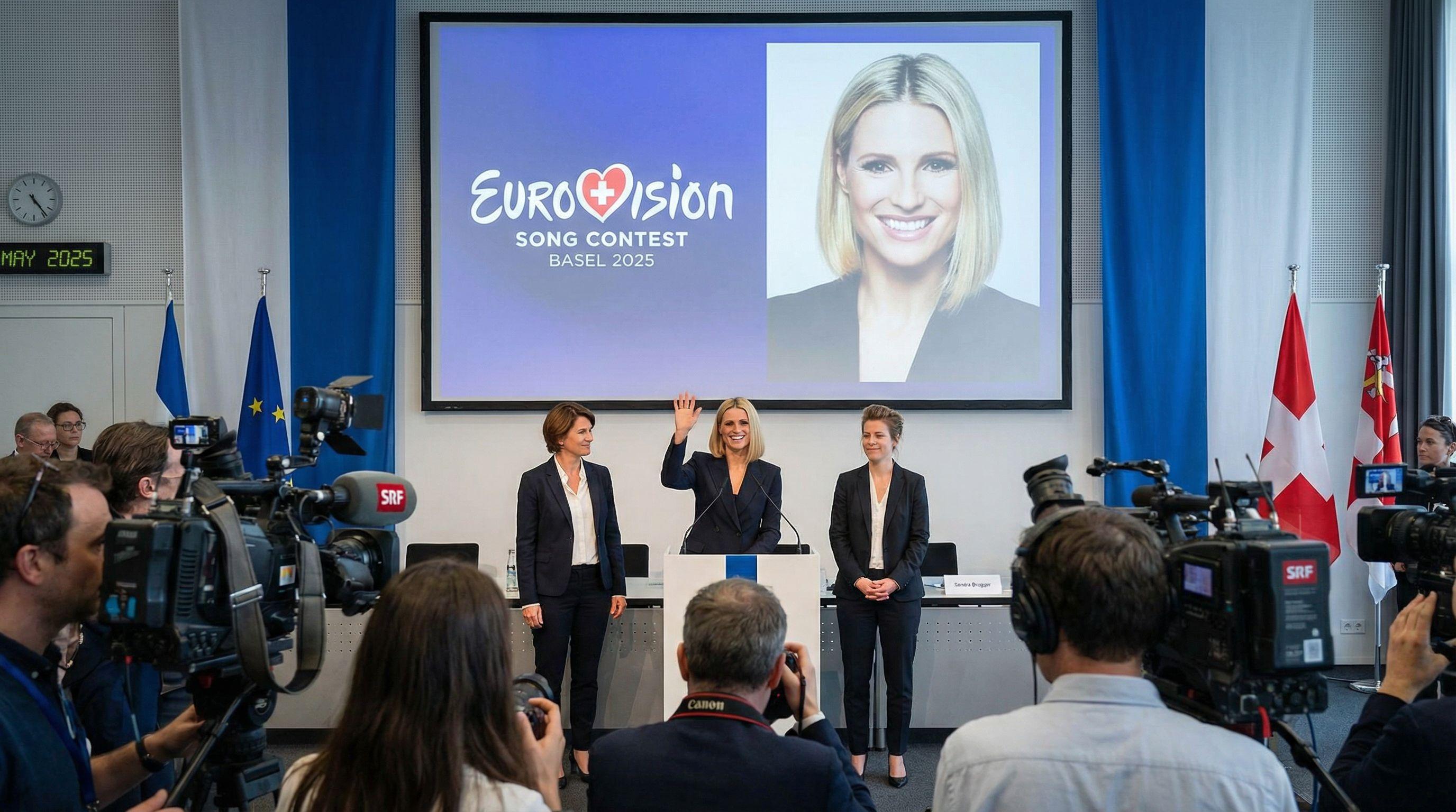 Michelle Hunziker Named Eurovision 2025 Co-Host in Basel