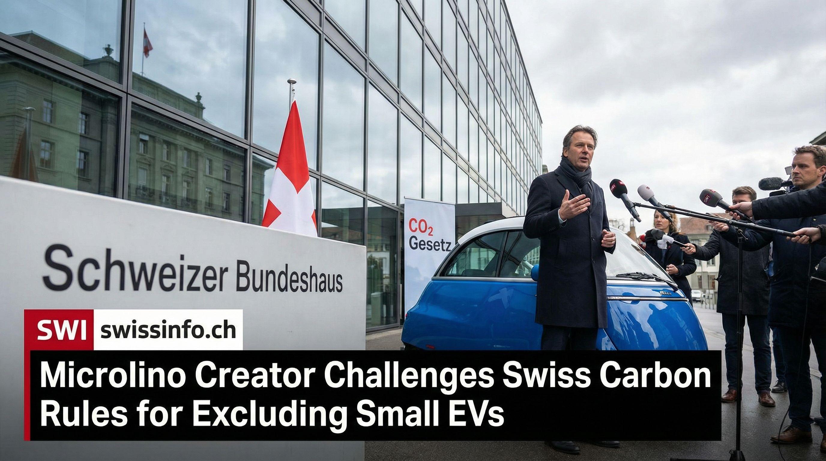 Microlino Creator Challenges Swiss Carbon Rules for Excluding Small EVs