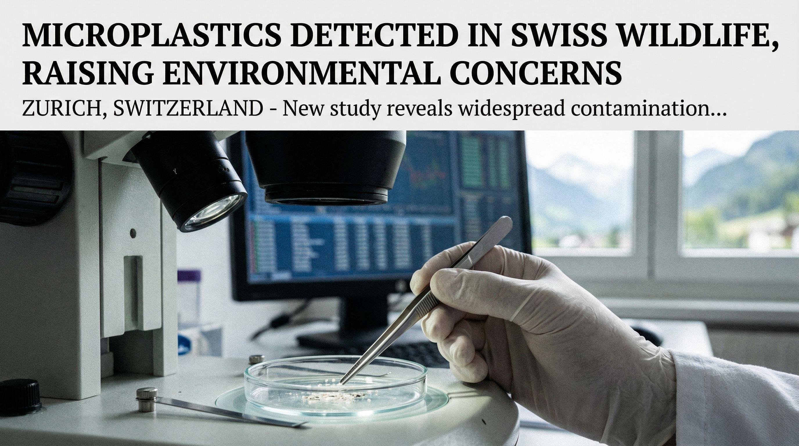 Microplastics Detected in Swiss Wildlife, Raising Environmental Concerns
