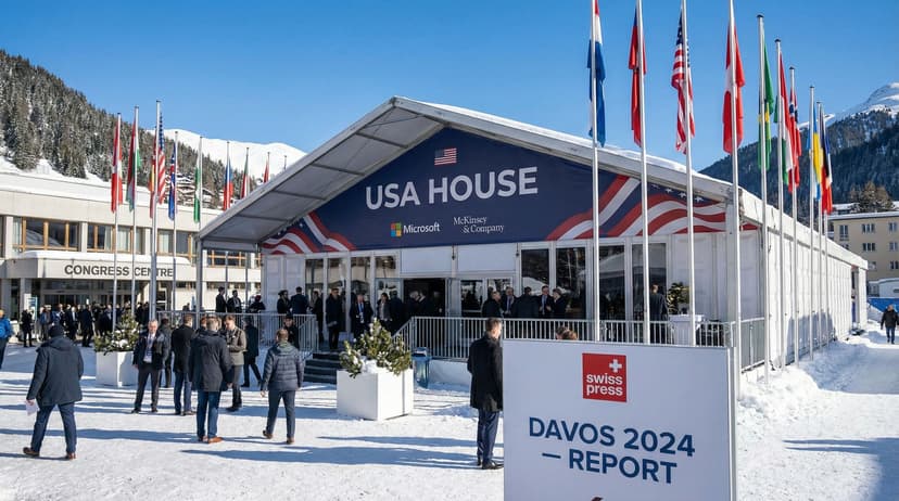 Microsoft and McKinsey Among Top Sponsors for Pro-Trump Hub at Davos