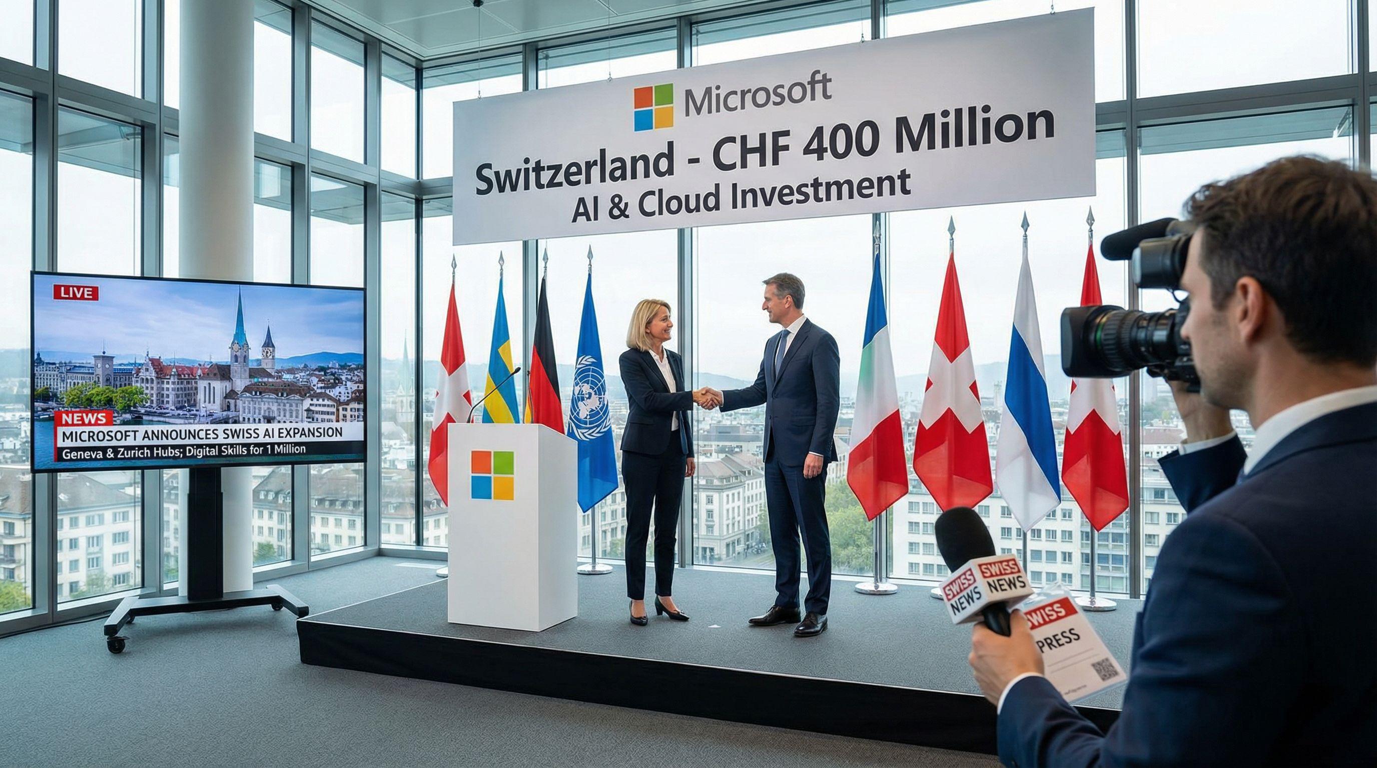 Microsoft's $400M Swiss AI Investment Signals Tech Sector Growth