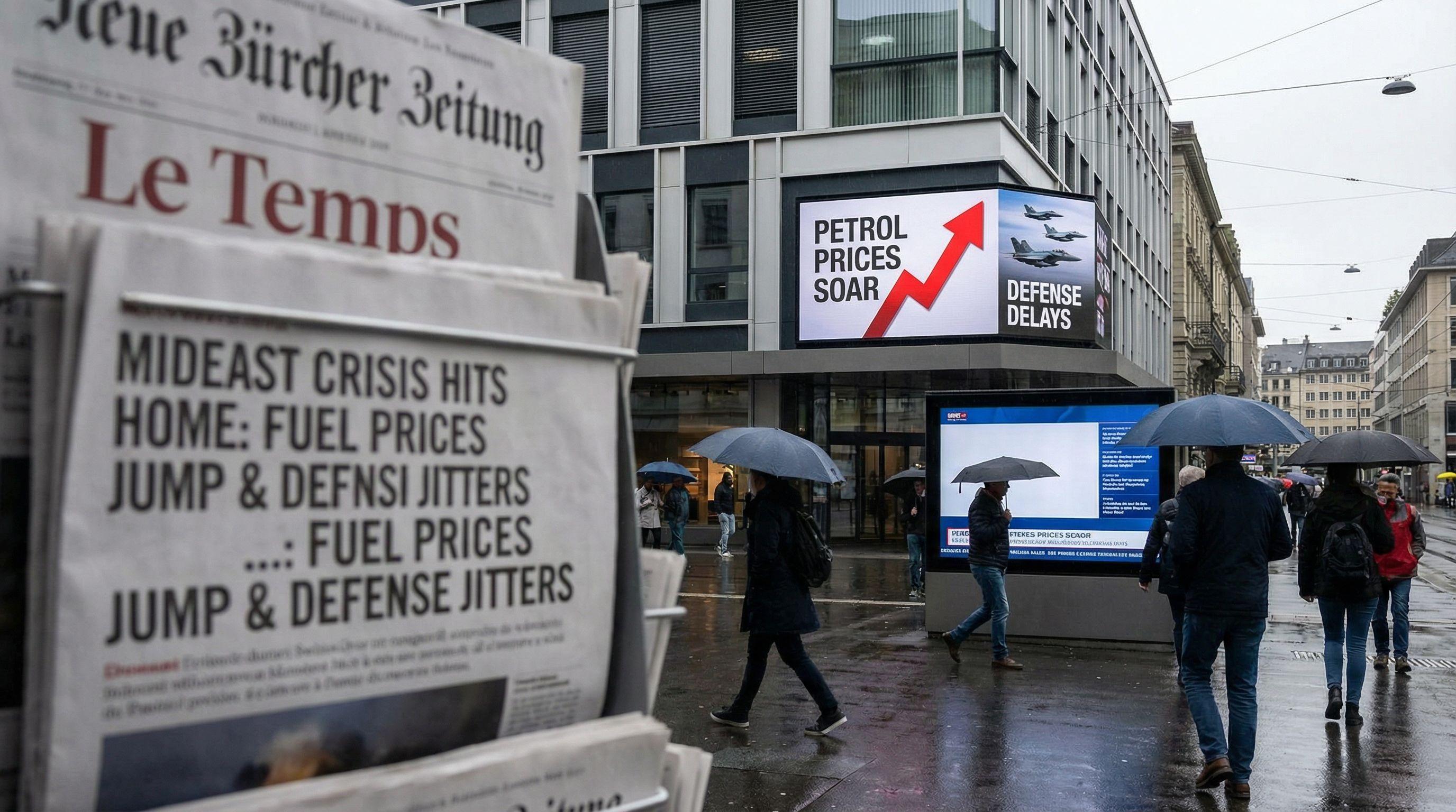 Middle East Conflict Hits Swiss Wallets and Delays Defense Procurements