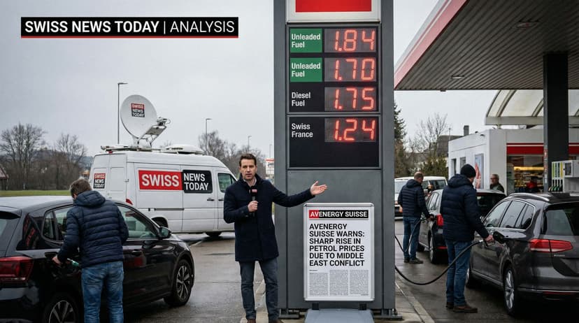 Middle East Conflict Expected to Cause Sharp Rise in Swiss Petrol Prices