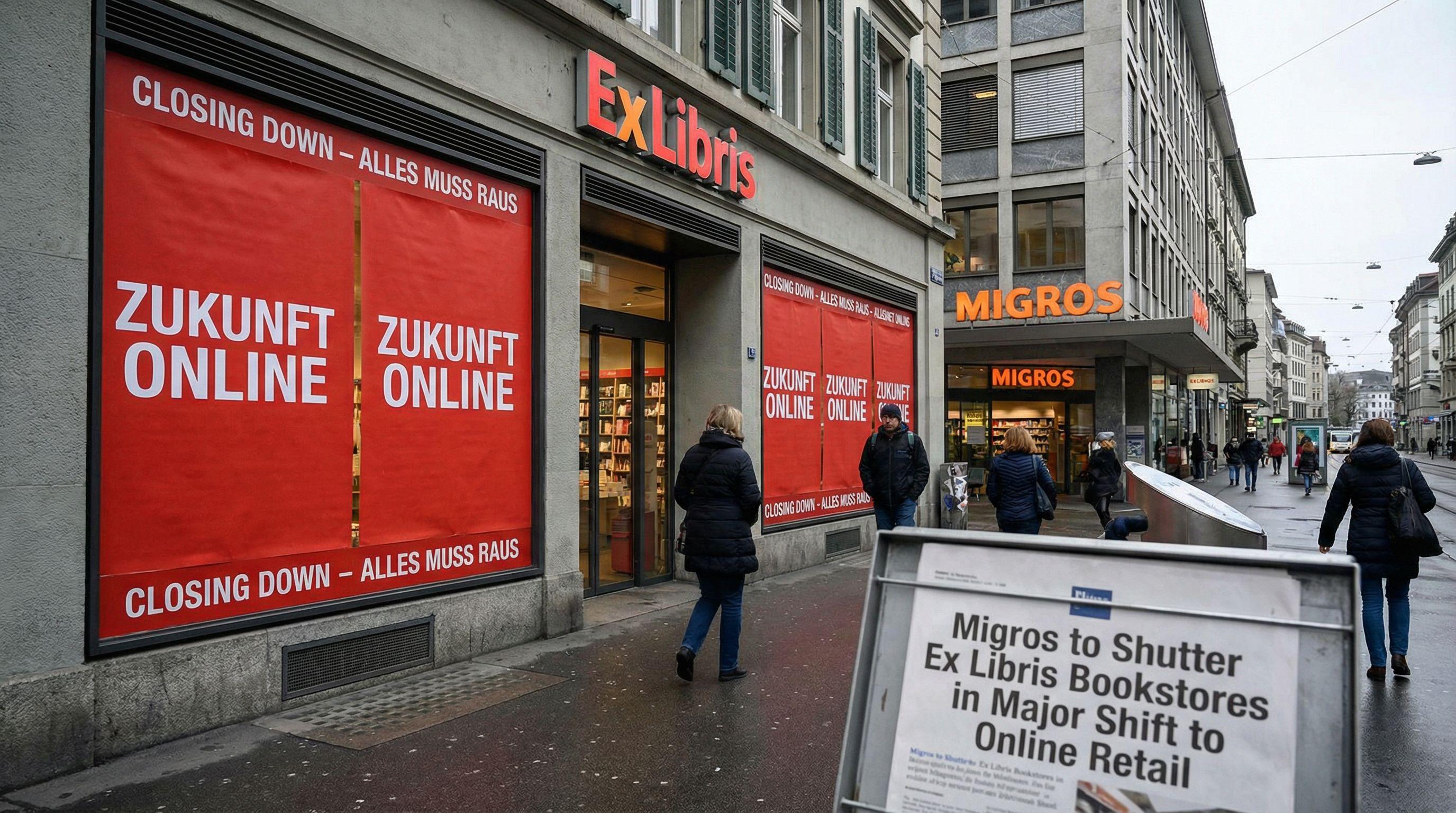 Migros to Shutter Ex Libris Bookstores in Major Shift to Online Retail