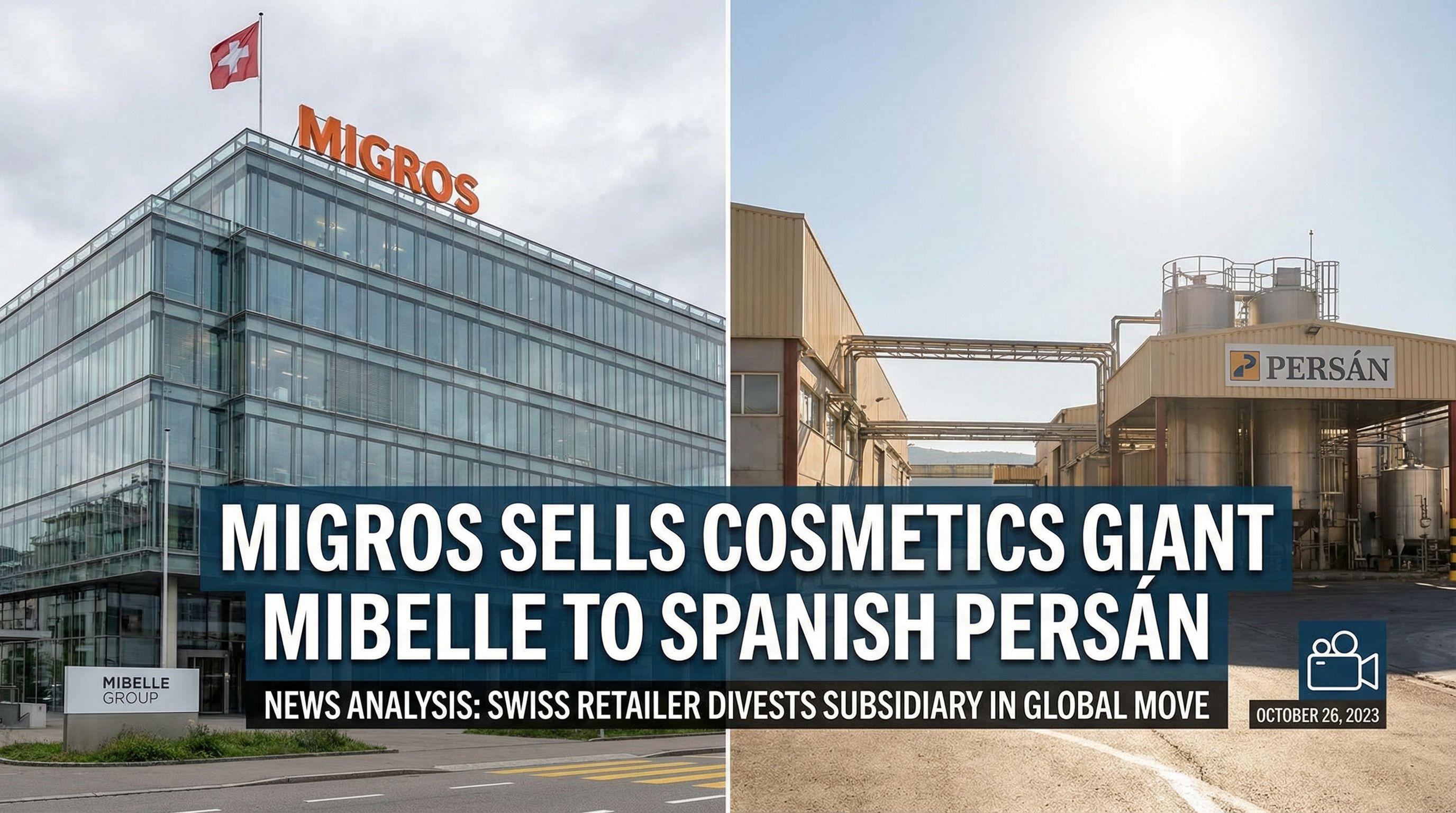 Migros sells cosmetics giant Mibelle to Spanish Persán