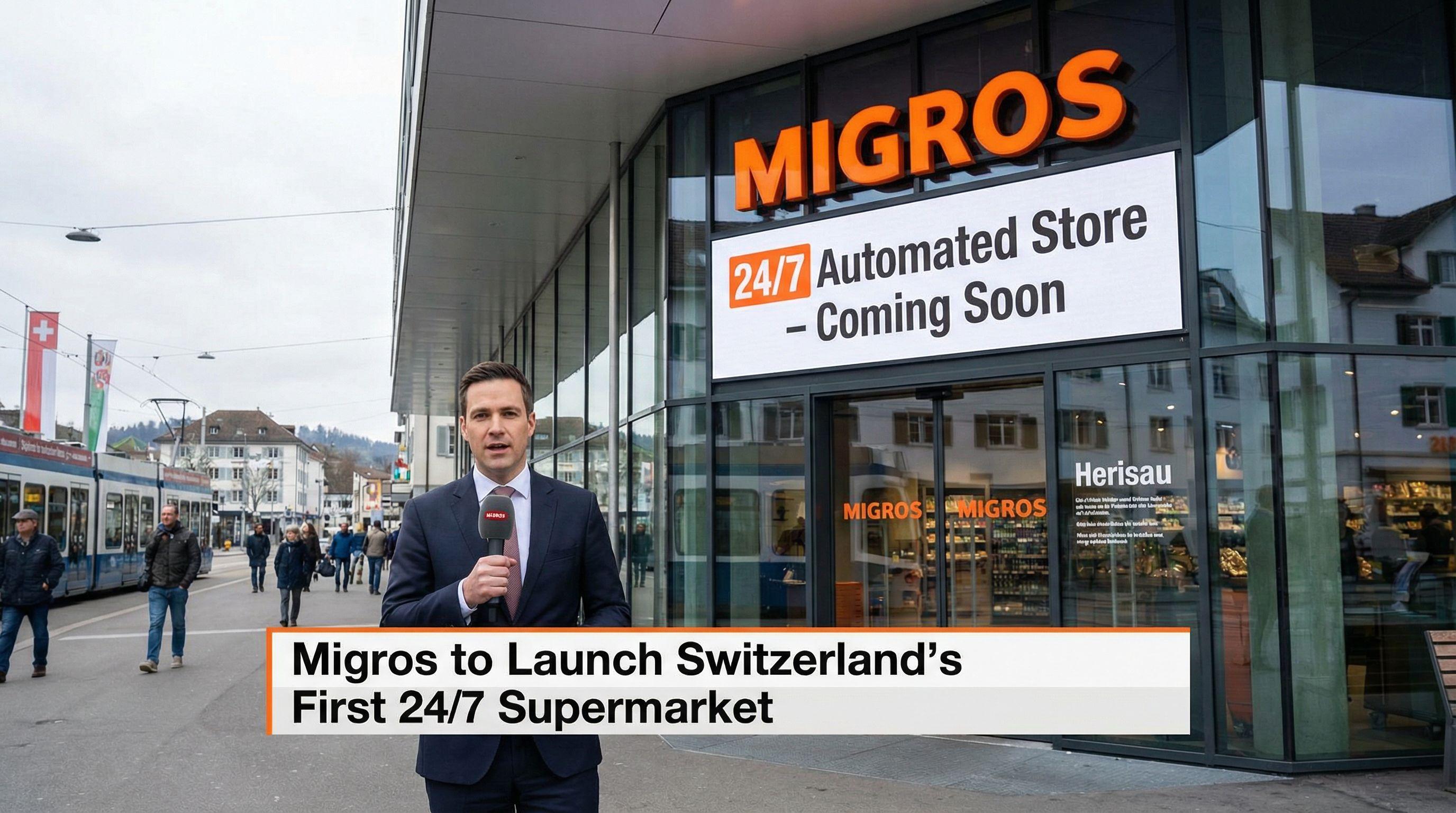Migros to Launch Switzerland's First 24/7 Supermarket