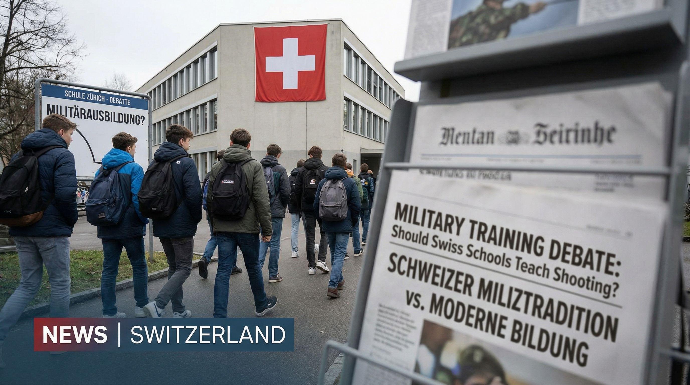 Military Training Debate: Should Swiss Schools Teach Shooting?