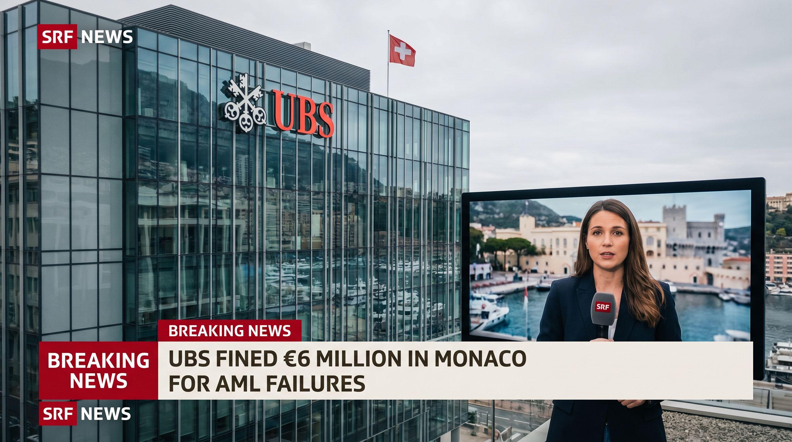 UBS Fined €6 Million in Monaco for 'Serious' Anti-Money Laundering Failures