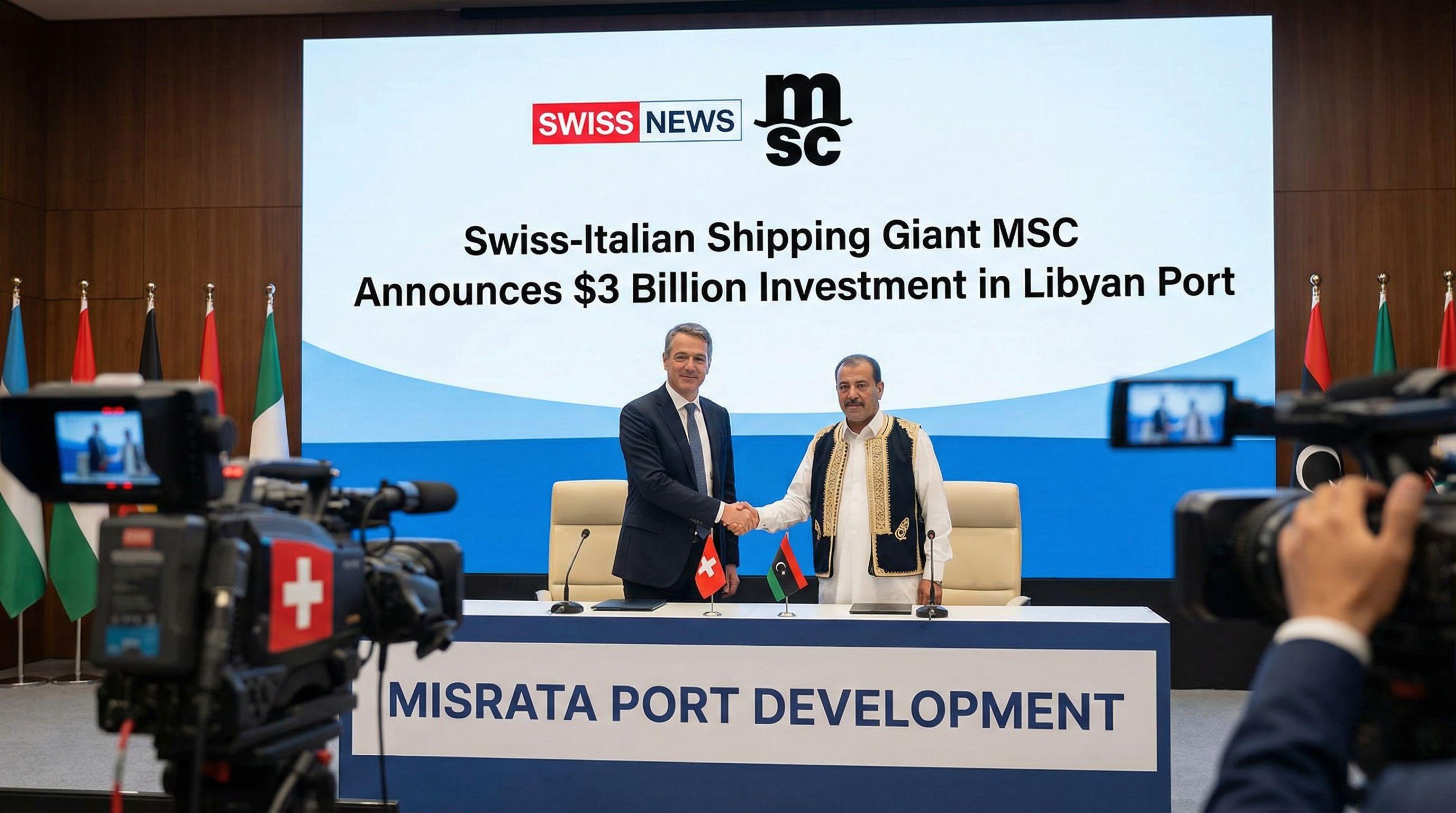 Swiss-Italian Shipping Giant MSC Announces $3 Billion Investment in Libyan Port