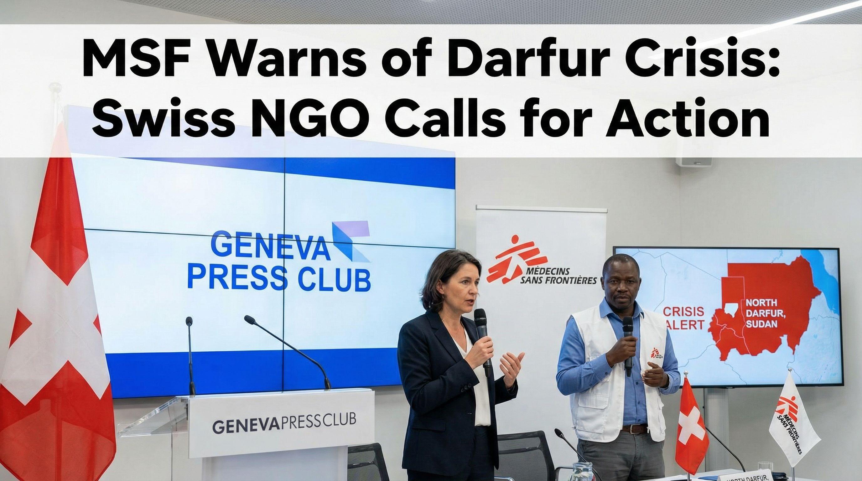 MSF Warns of Darfur Crisis: Swiss NGO Calls for Action