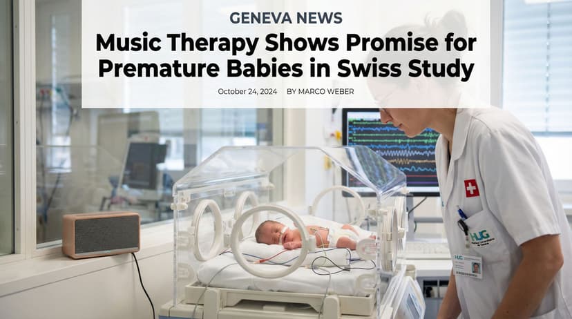 Music Therapy Shows Promise for Premature Babies in Swiss Study