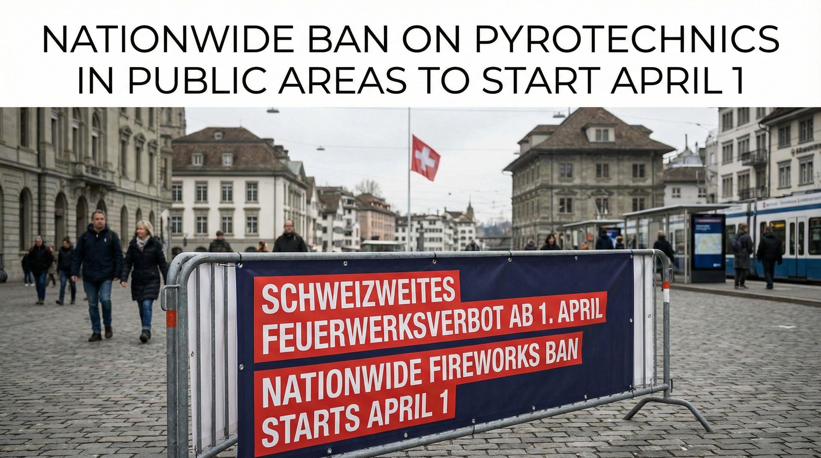 Nationwide Ban on Pyrotechnics in Public Areas to Start April 1