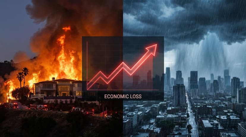 Natural disasters drive insurance losses to near-record levels