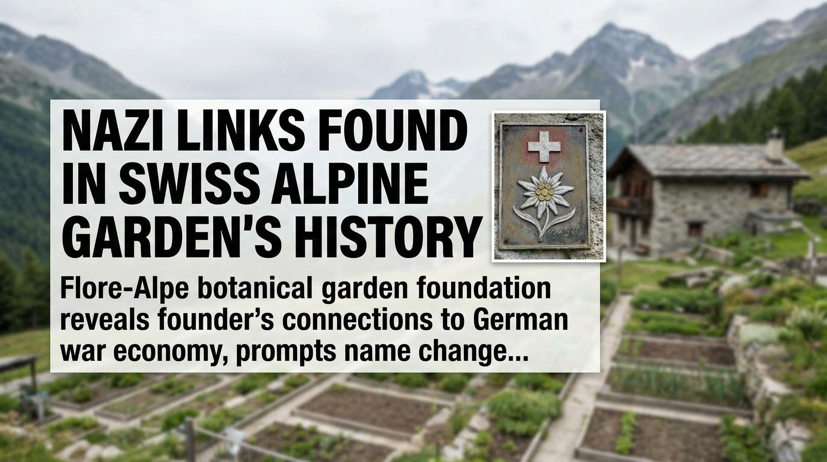 Nazi Links Found in Swiss Alpine Garden's History