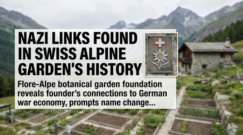 Nazi Links Found in Swiss Alpine Garden's History
