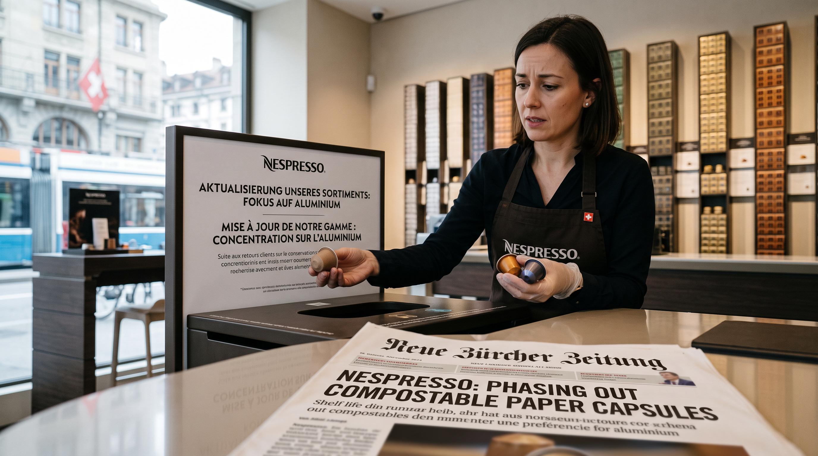 Nespresso Phases Out Its Compostable Paper Capsules