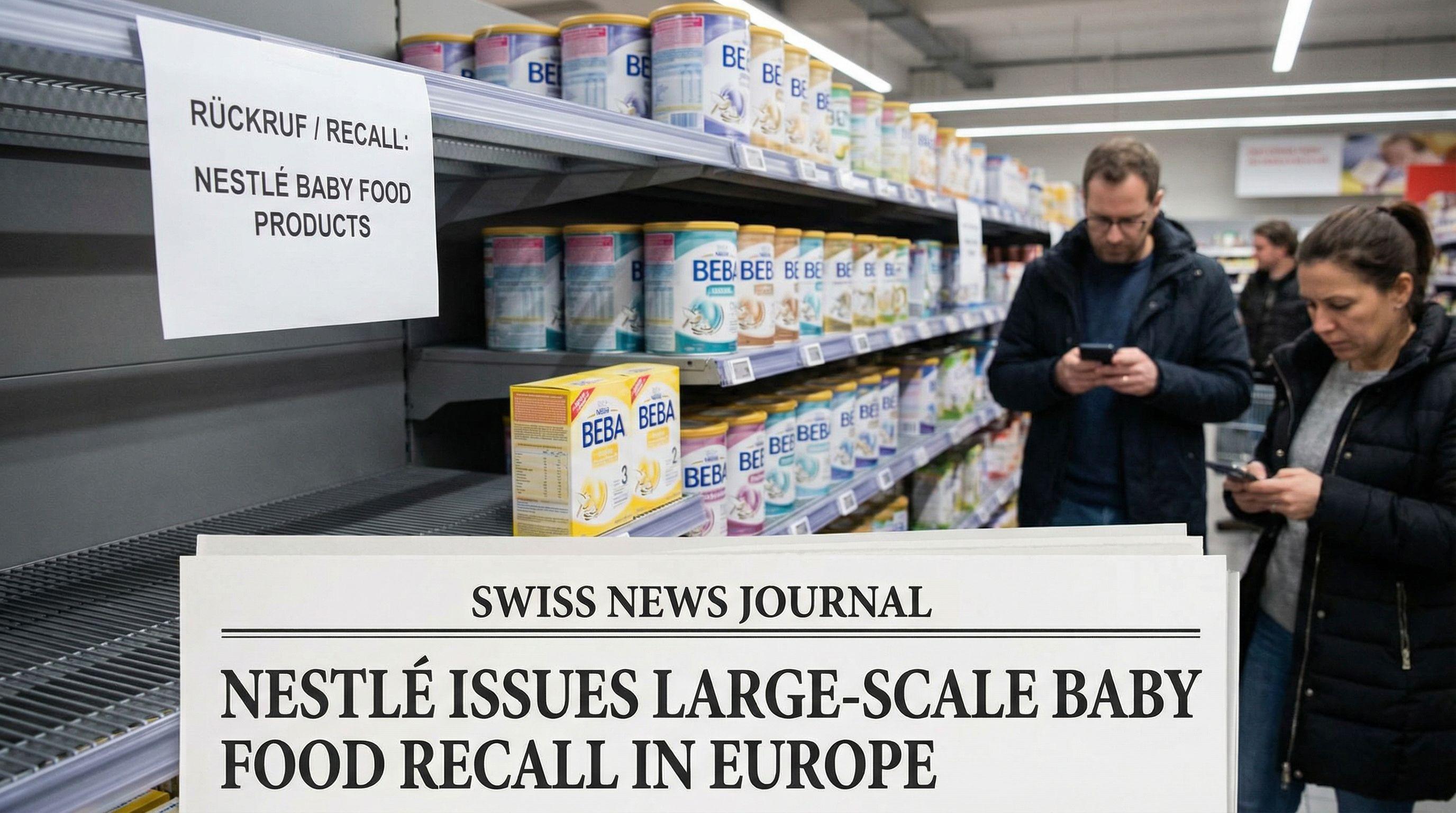 Nestlé Issues Large-Scale Baby Food Recall in Europe Over Toxin Contamination Fears