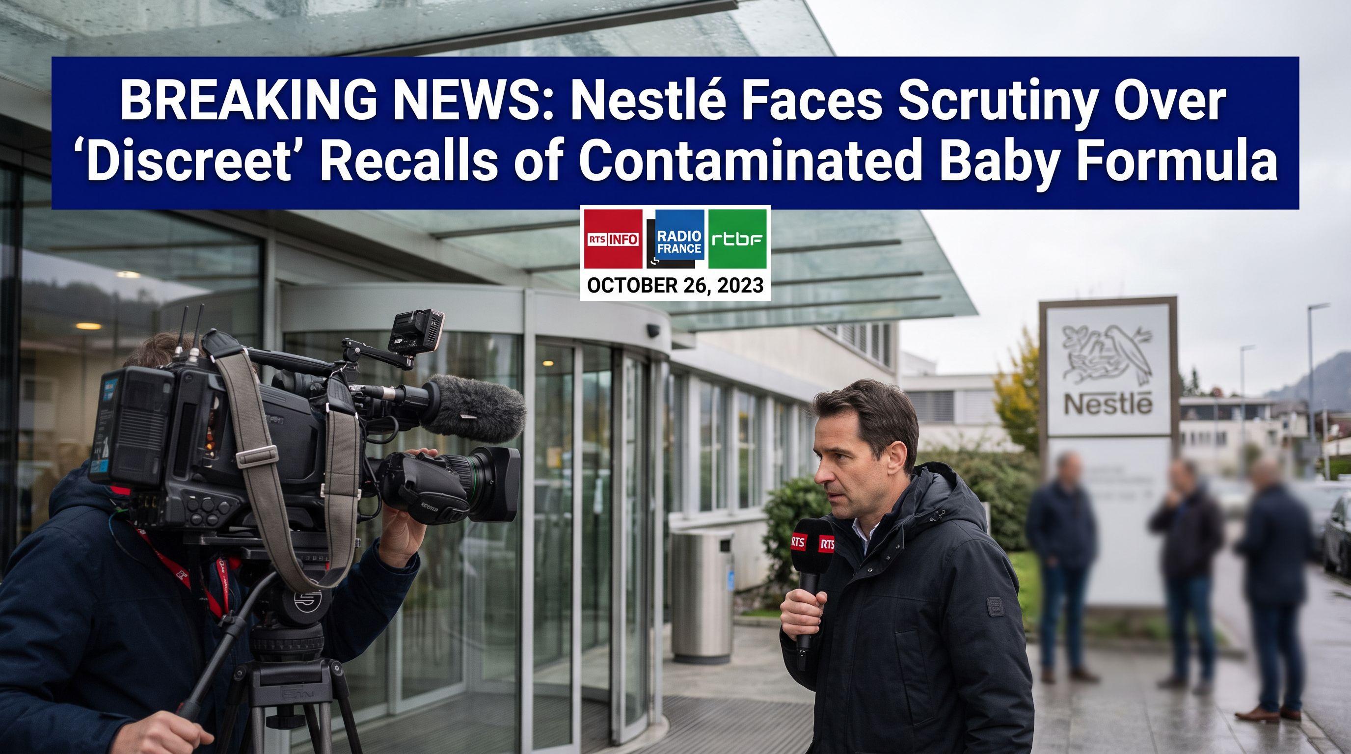 Nestlé Faces Scrutiny Over 'Discreet' Recalls of Contaminated Baby Formula