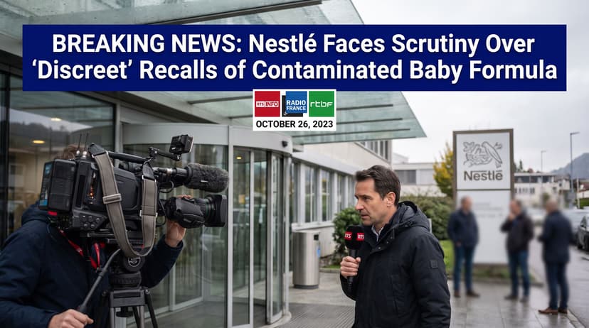 Nestlé Faces Scrutiny Over 'Discreet' Recalls of Contaminated Baby Formula