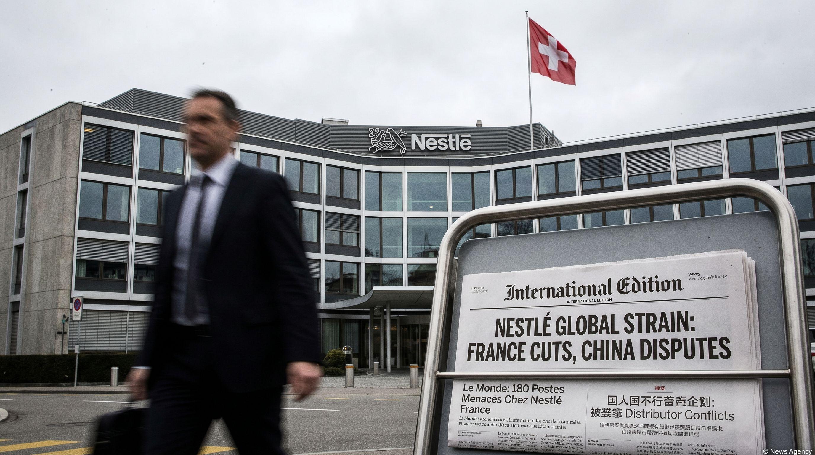Nestlé Faces Challenges Abroad with Job Cuts in France and Distributor Disputes in China
