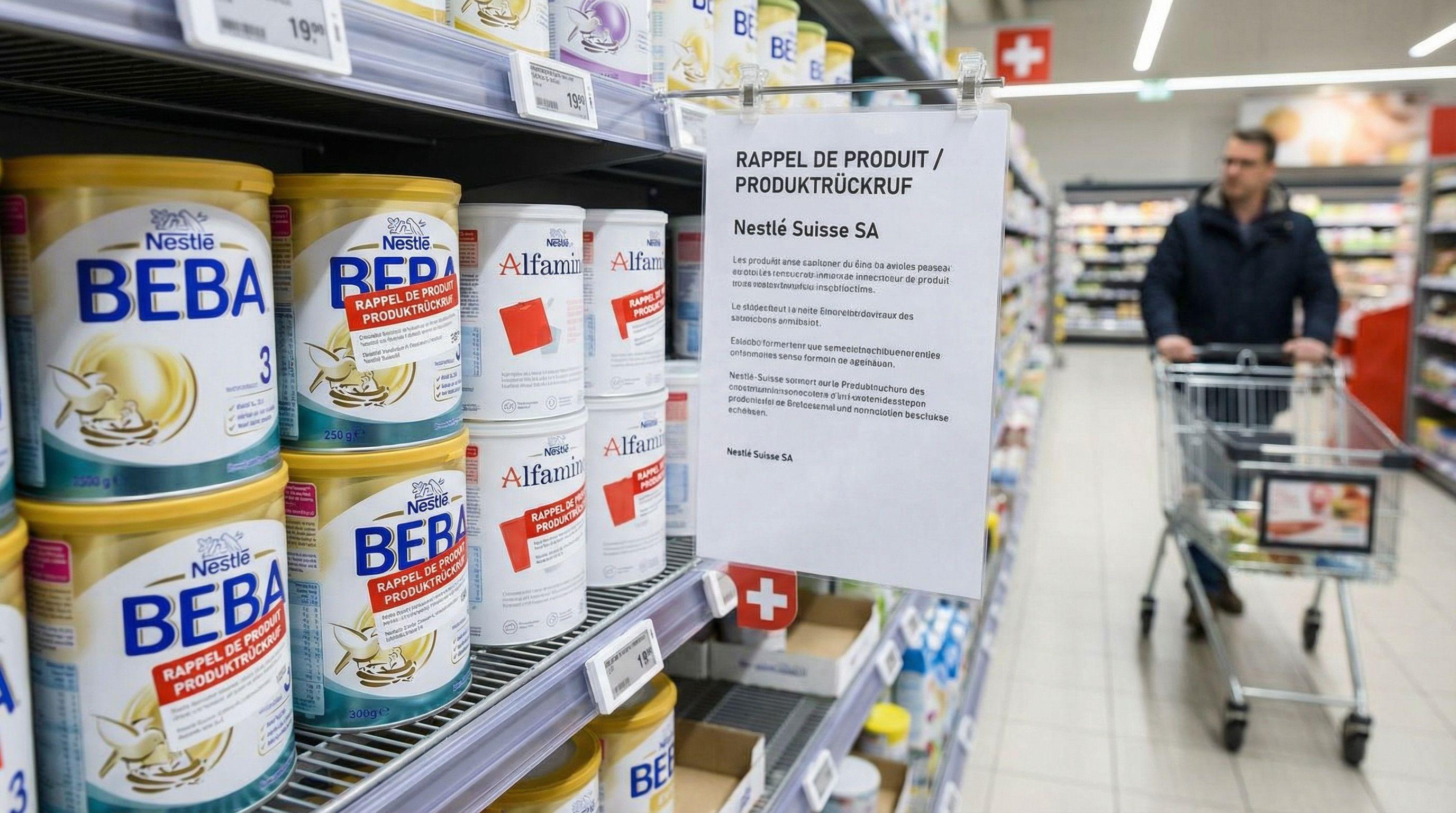 Nestlé Recalls BEBA and Alfamino Infant Formula in Switzerland Over Safety Concerns