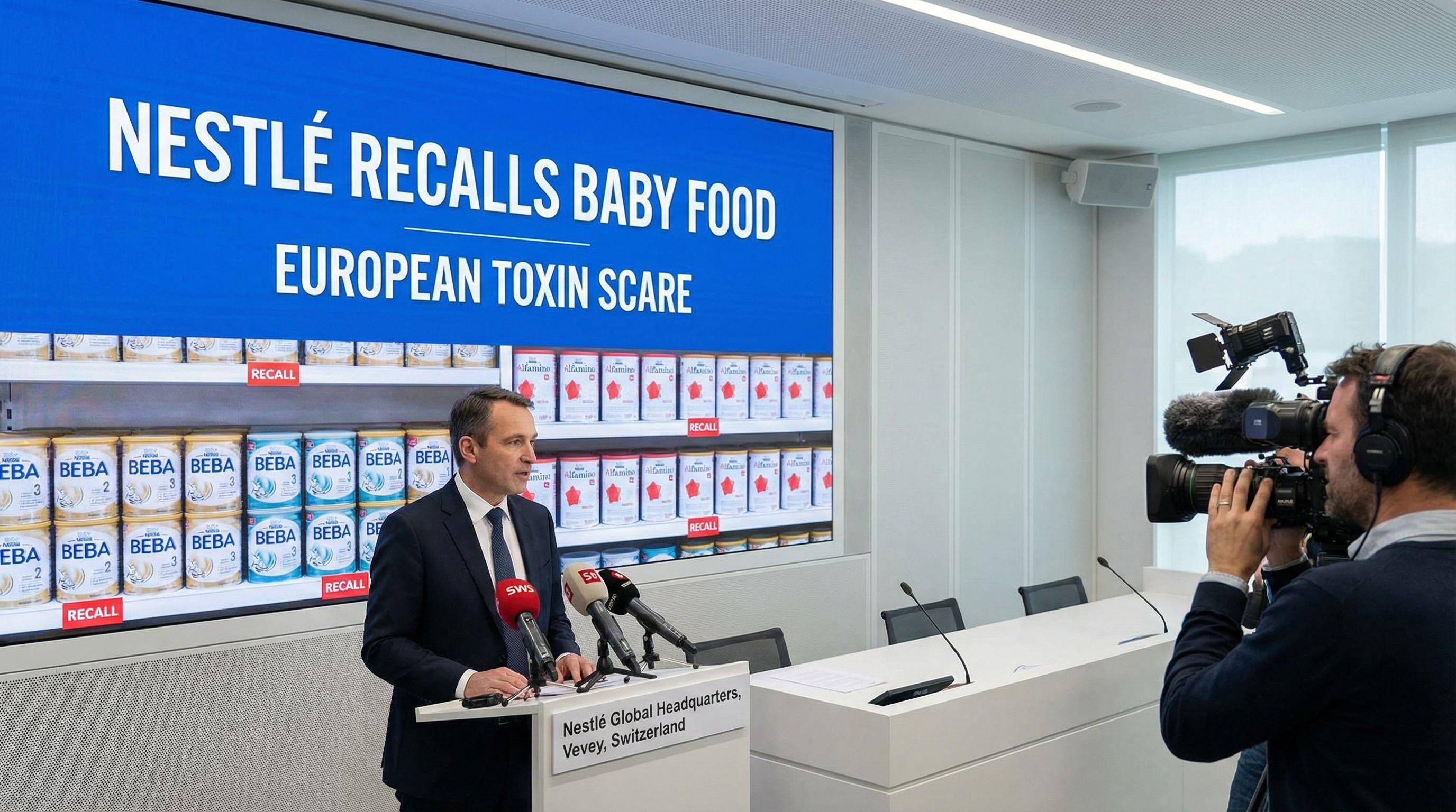Nestlé Recalls Baby Food Across Europe Over Toxin Scare