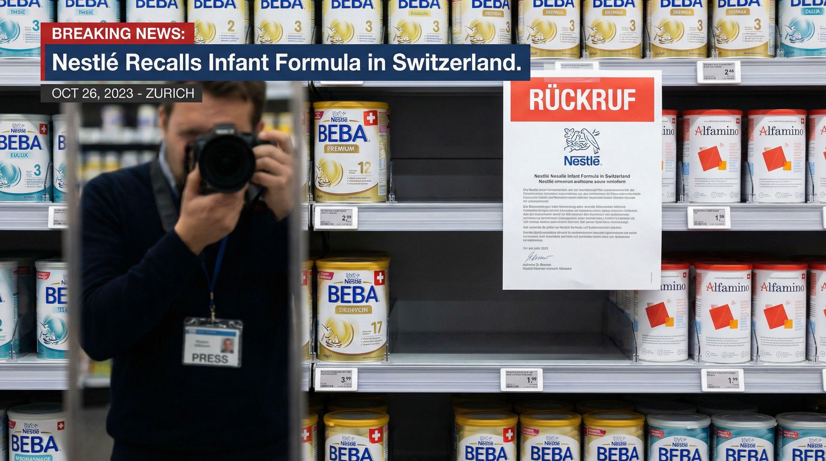 Nestlé Recalls BEBA and Alfamino Infant Formula in Switzerland Amid Safety Concerns