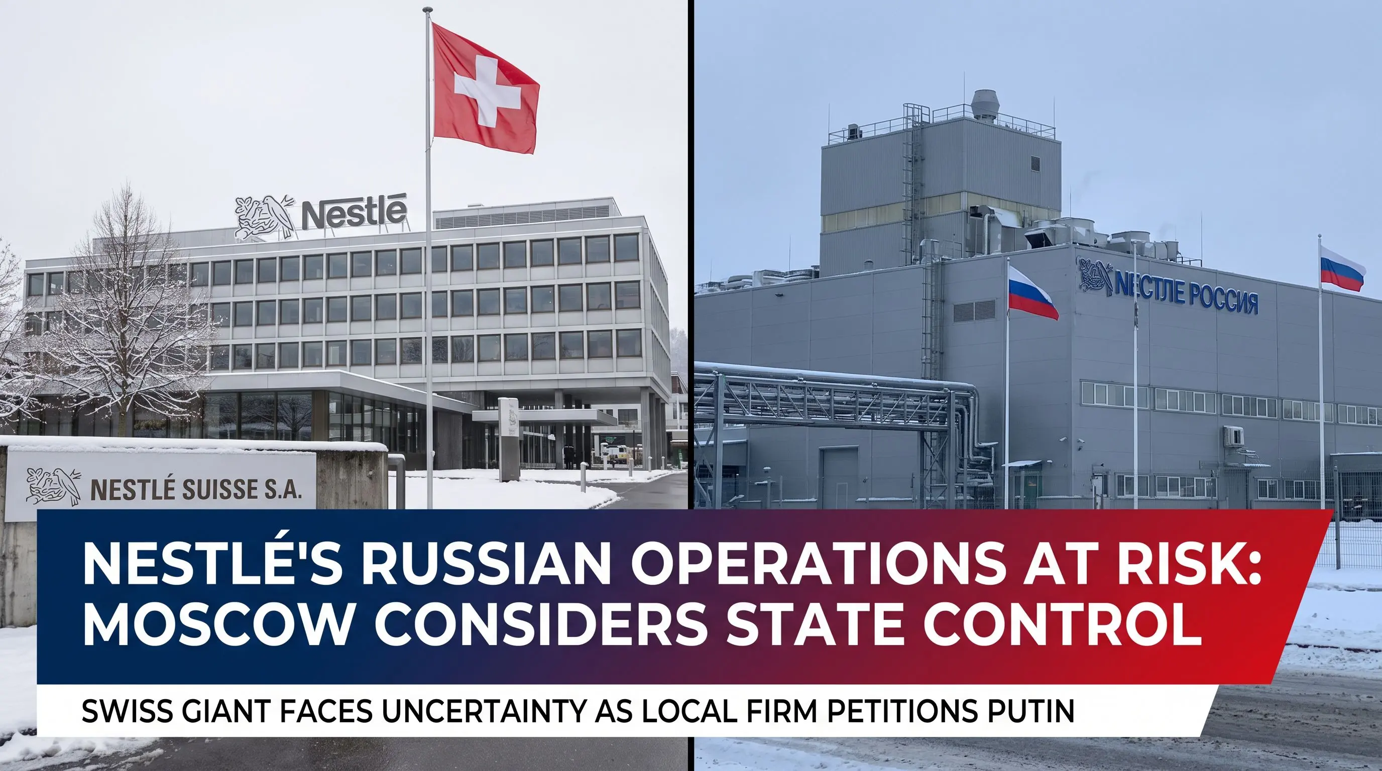 Nestlé's Russian Operations at Risk as Moscow Considers State Control