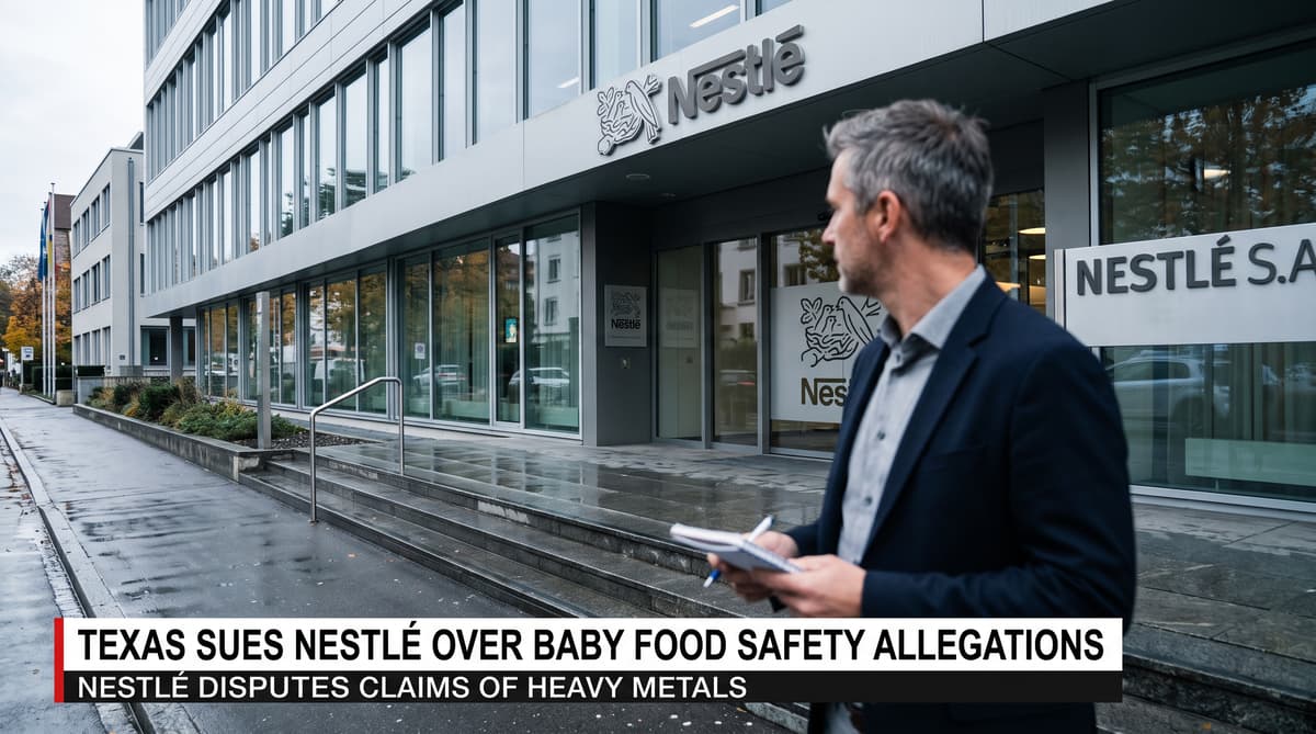 Nestlé sued in Texas over alleged heavy metals in baby food