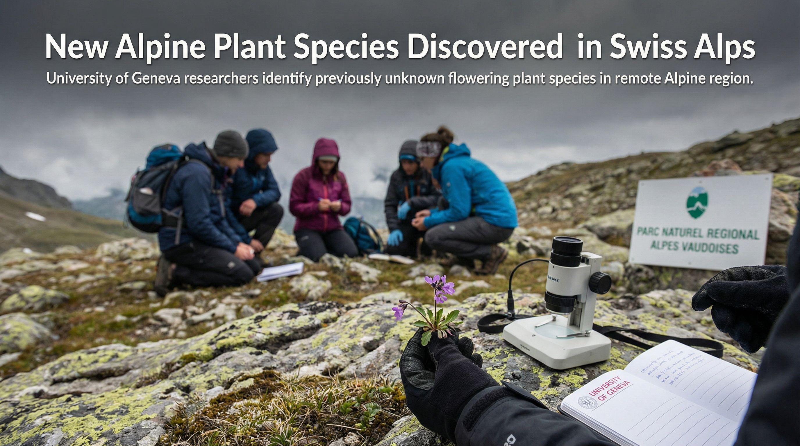New Alpine Plant Species Discovered in Swiss Alps