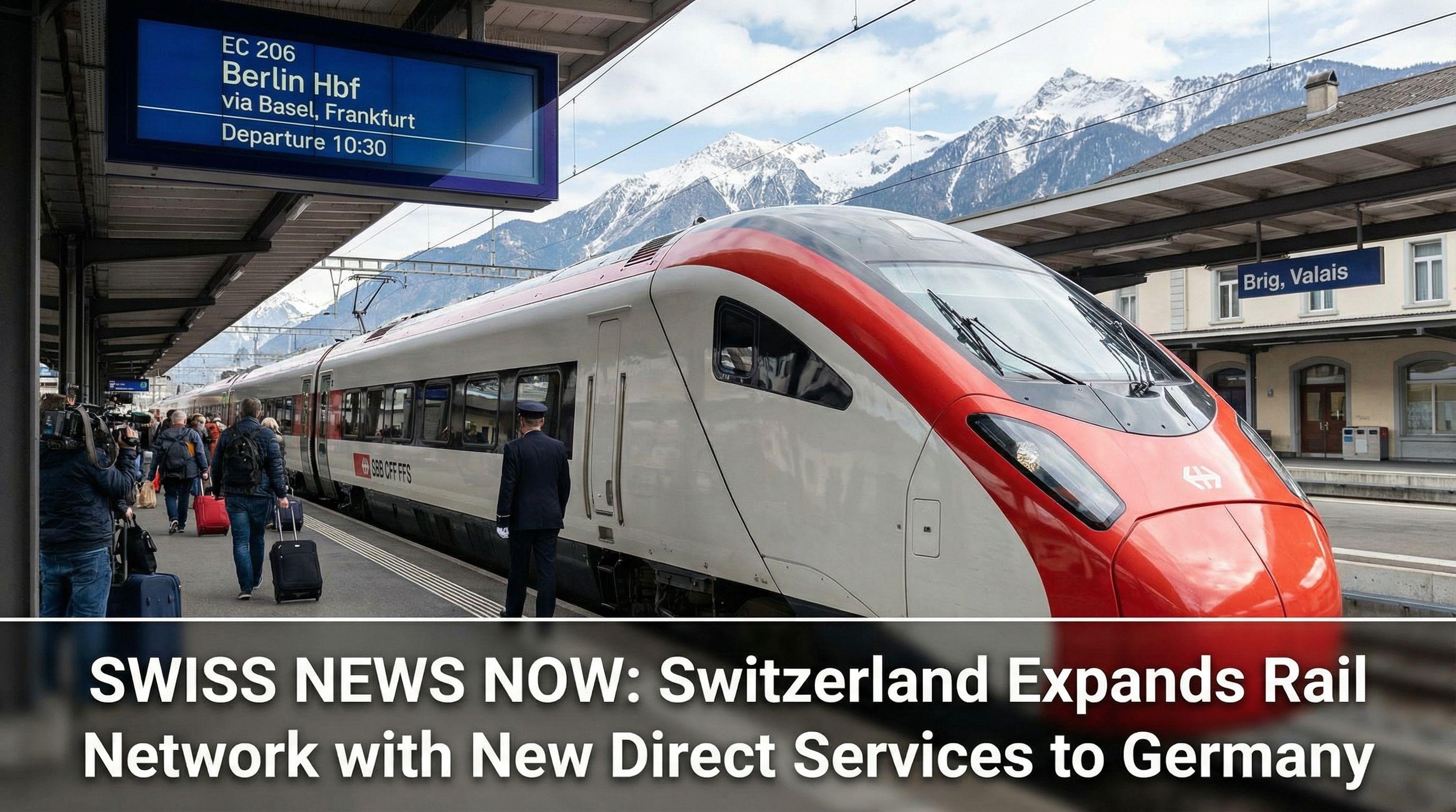 Switzerland Expands Rail Network with New Direct Services to Germany